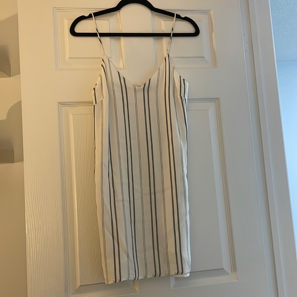 Bershka white striped mini dress - Picture 1 of 6